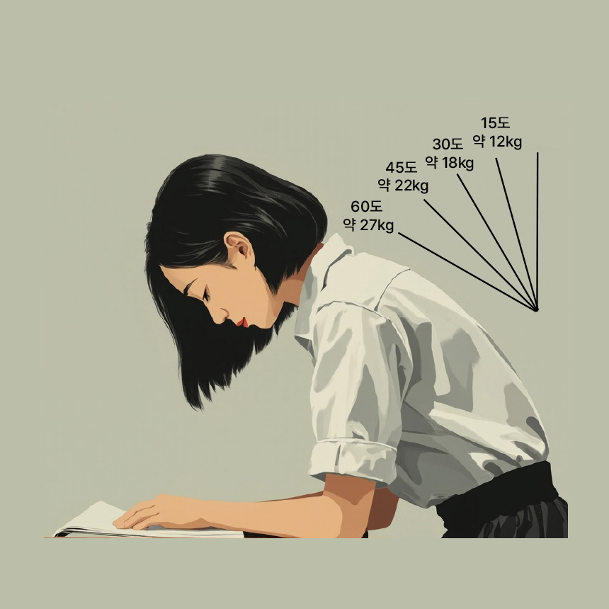 거북목 예방 공부환경, 책상 하나로 달라질 수 있습니다