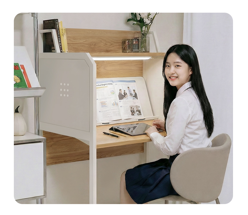[학생 공부환경 올인원 가이드 4부]공부가 잘되는 책상은 따로 있다: 학생의 몸에 맞는 높이·각도·거리의 공식