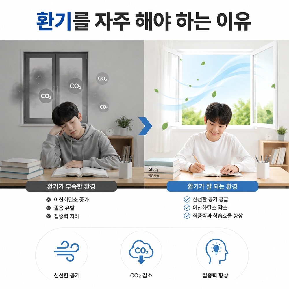 환기를 자주해야하는 이유